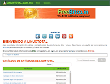 Tablet Screenshot of linuxtotal.com.mx